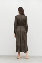 Load image into Gallery viewer, RELM Satin Wrap Dress
