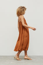 Load image into Gallery viewer, RELM Bronze Satin Dress
