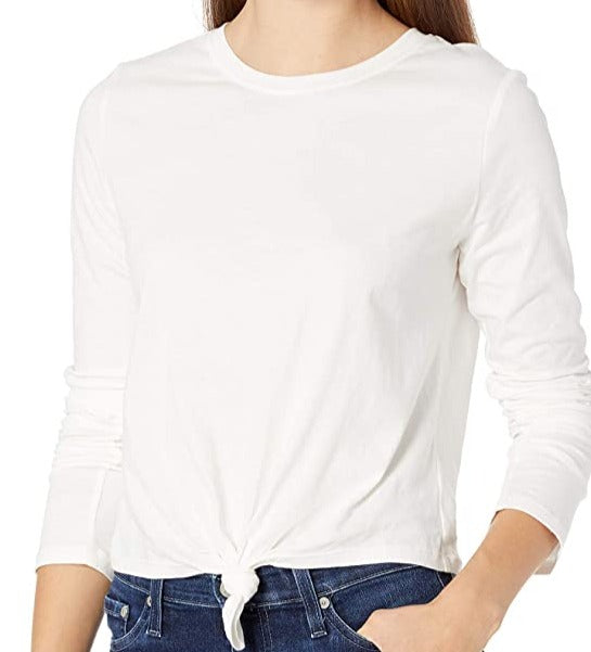 Casual Knotted Long Sleeve Tee