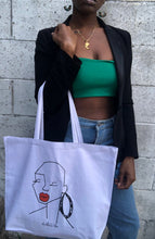 Load image into Gallery viewer, The Red Lip Baldie Tote
