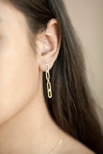 Load image into Gallery viewer, Double Chain Link Earring

