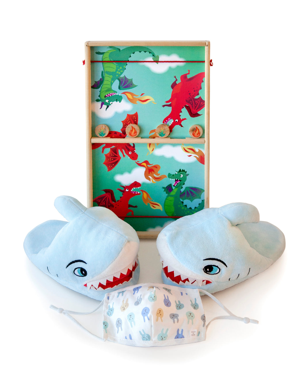 Shark Slipper Gift Set