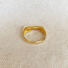 Load image into Gallery viewer, 18k Gold Filled Bubble Flat Top Stackable Ring
