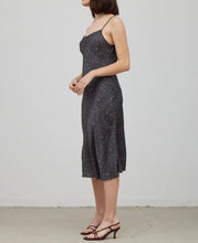 Load image into Gallery viewer, Leopard Satin Slip Dress
