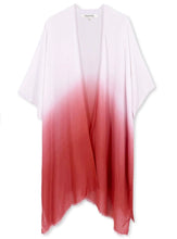 Load image into Gallery viewer, Dip-dye Red Print Kimono
