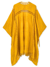 Load image into Gallery viewer, Mustard Crochet Kimono
