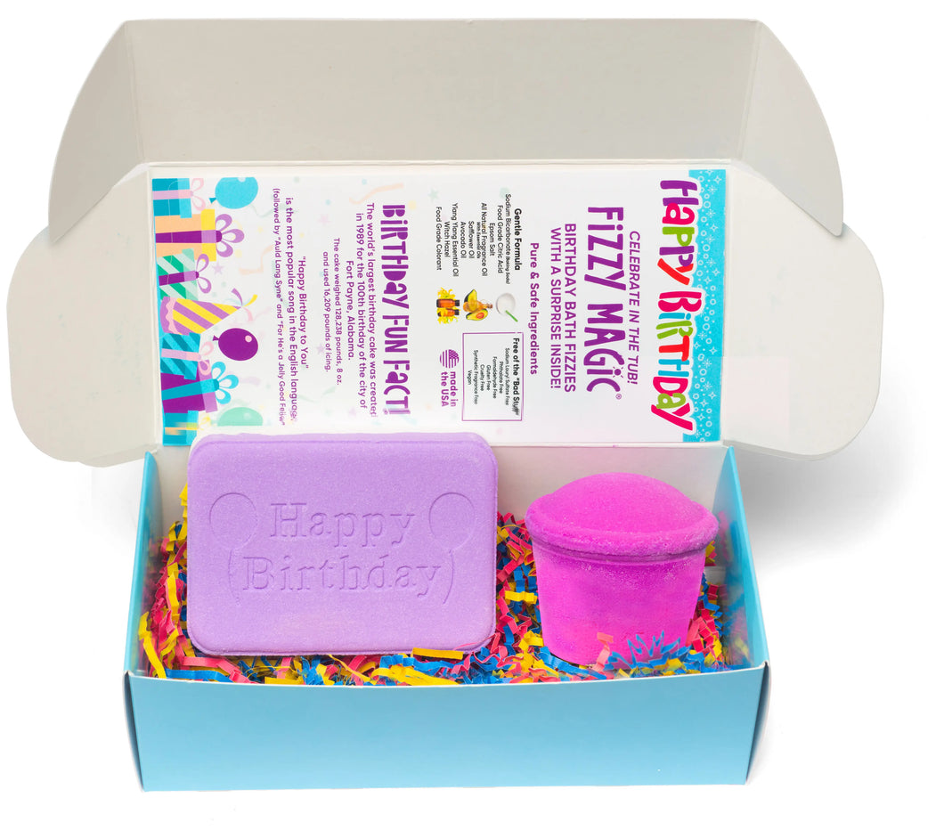 Unicorn & Mermaid Surprise Bath Bomb Birthday Box